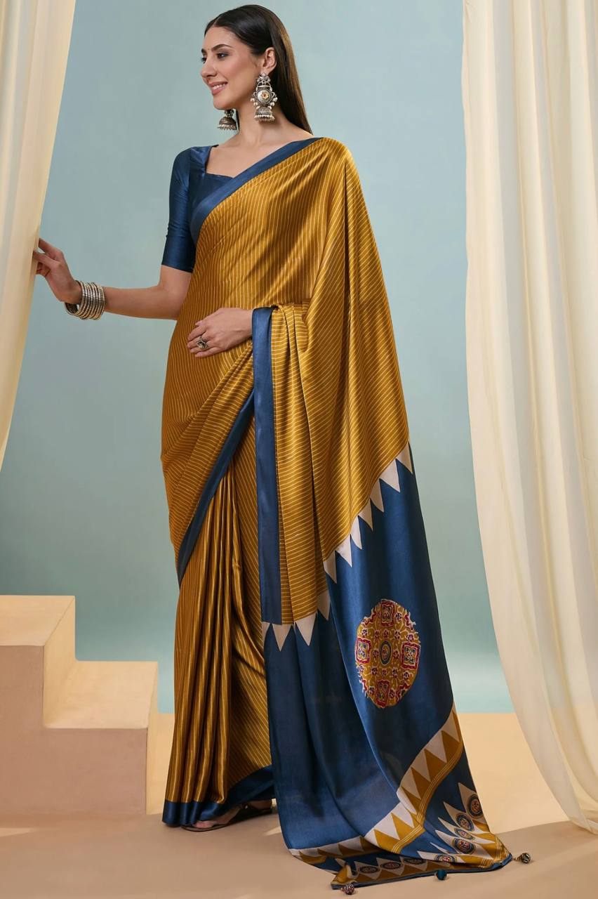 Digital Print Original Japan Satin (Devasena satin)