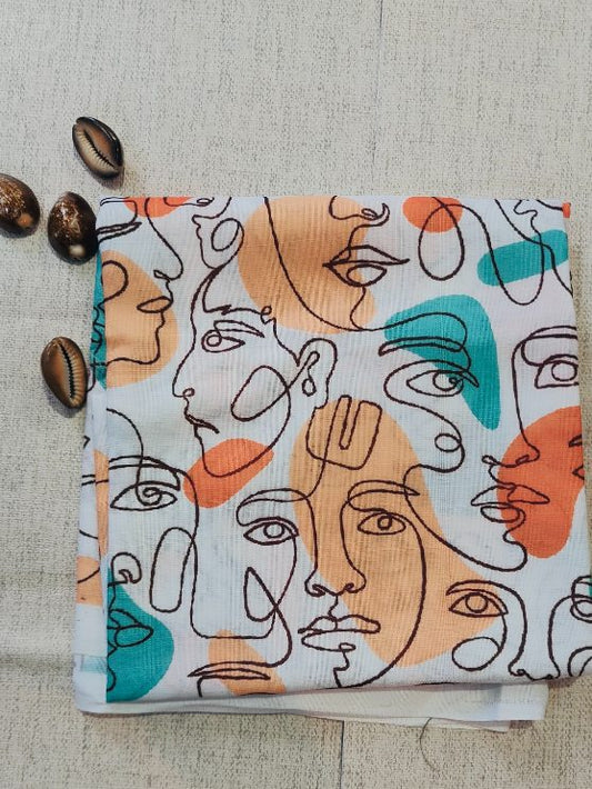 Handloom Pure Khadi Cotton saree