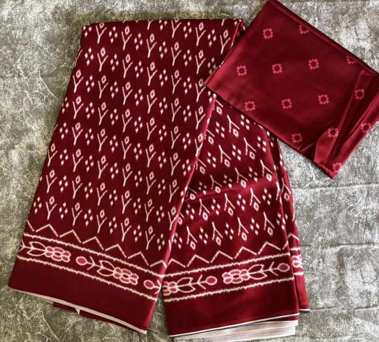 Digital Print Original Japan Satin (Devasena satin)