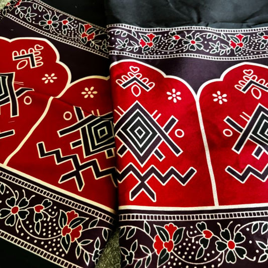 Digital Print Original Japan Satin (Devasena satin)