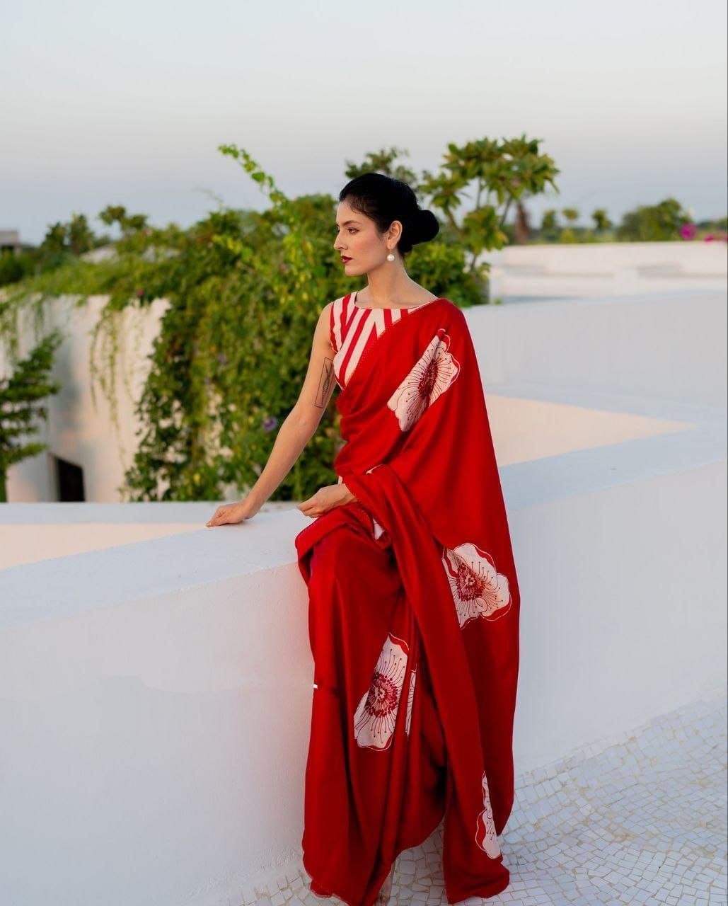 Digital Print Original Japan Satin (Devasena satin)