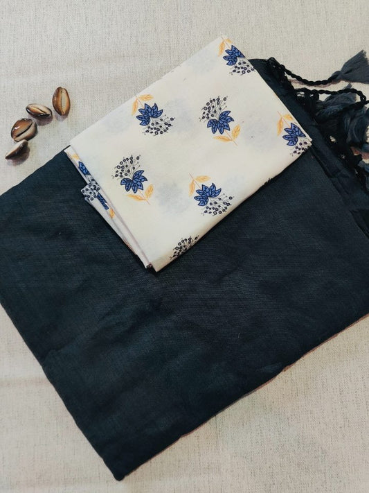 Handloom Pure Khadi Cotton saree