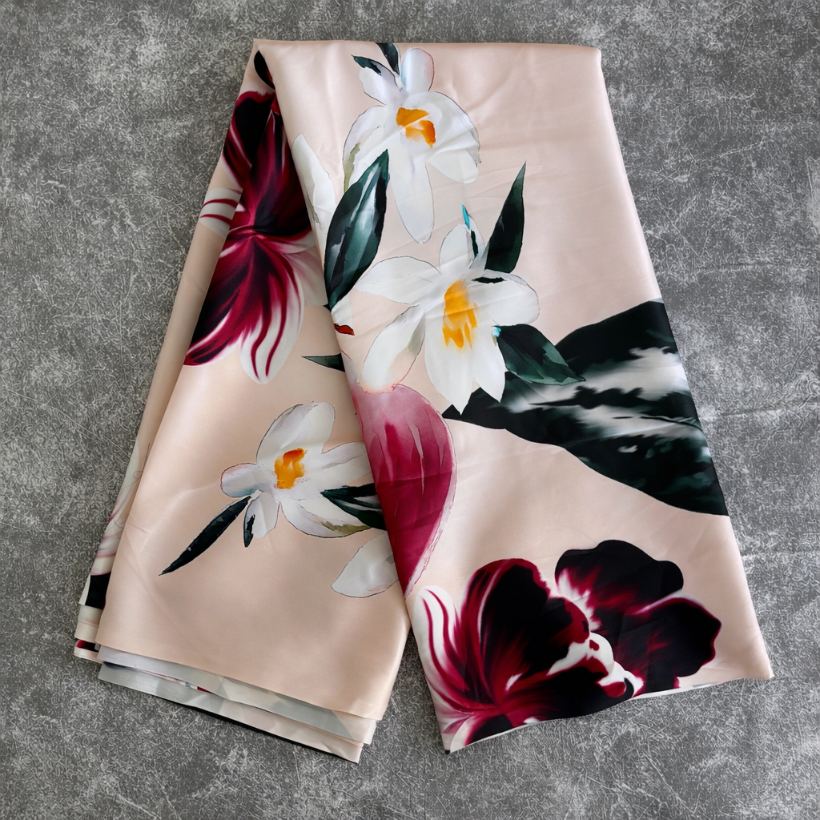 Digital Print Original Japan Satin (Devasena satin)