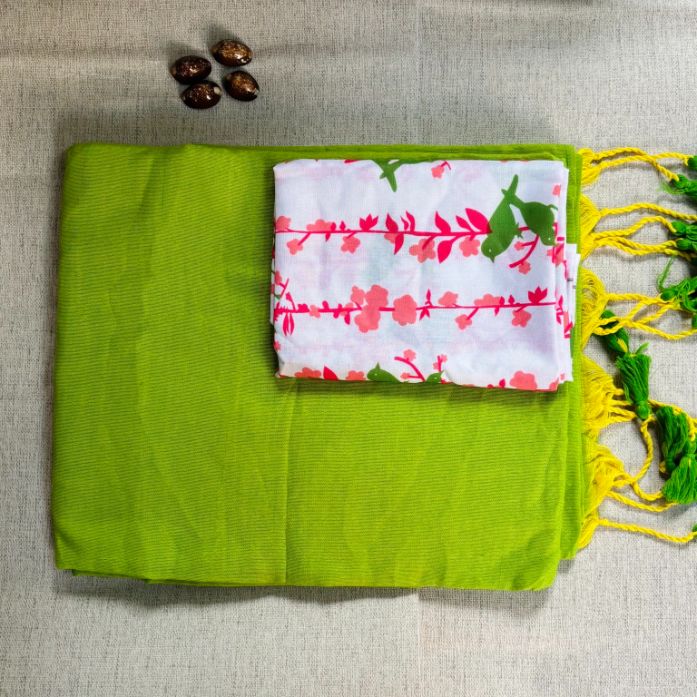 Handloom Pure Khadi Cotton saree