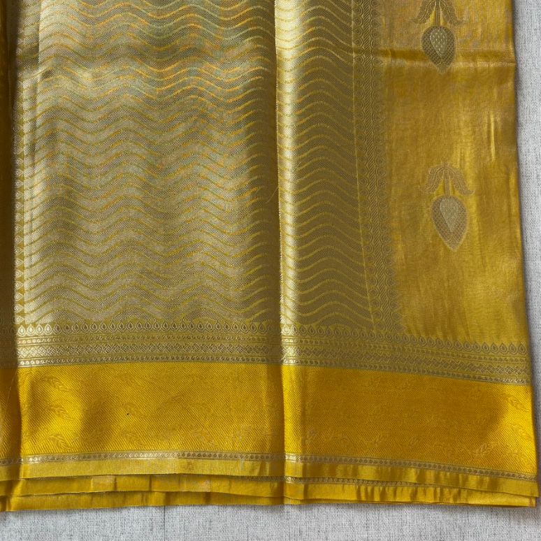 Red Banaras Tissue Katan Silk