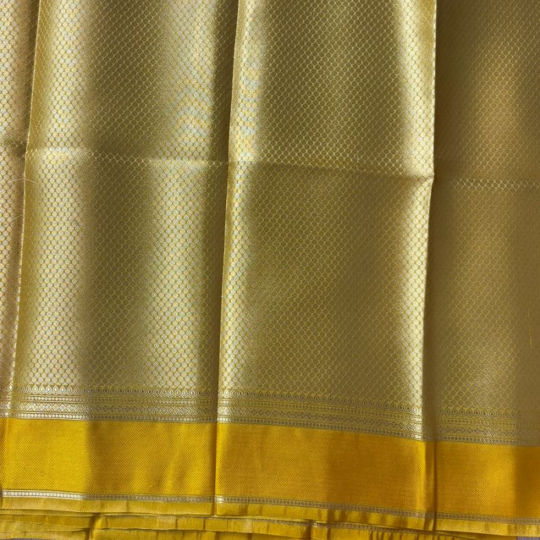 Red Banaras Tissue Katan Silk