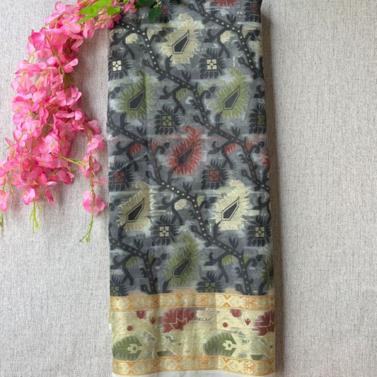 Hand woven Banarasi saree