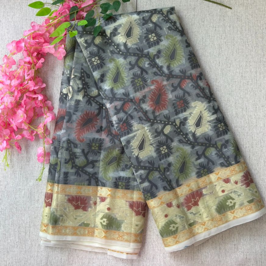 Hand woven Banarasi saree