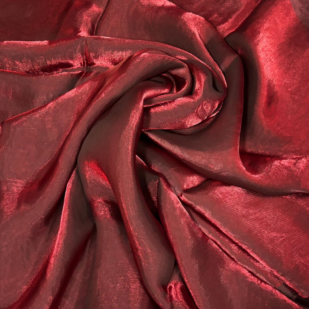 Maroon Party Wear plain saree with Embroidery Blouse