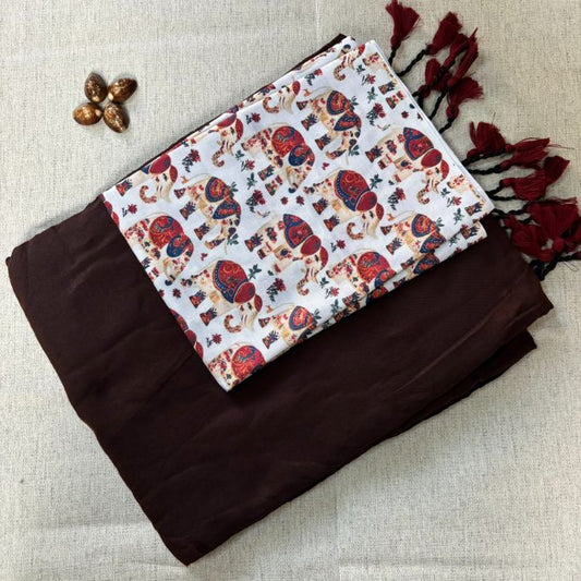 Handloom Pure Khadi Cotton saree