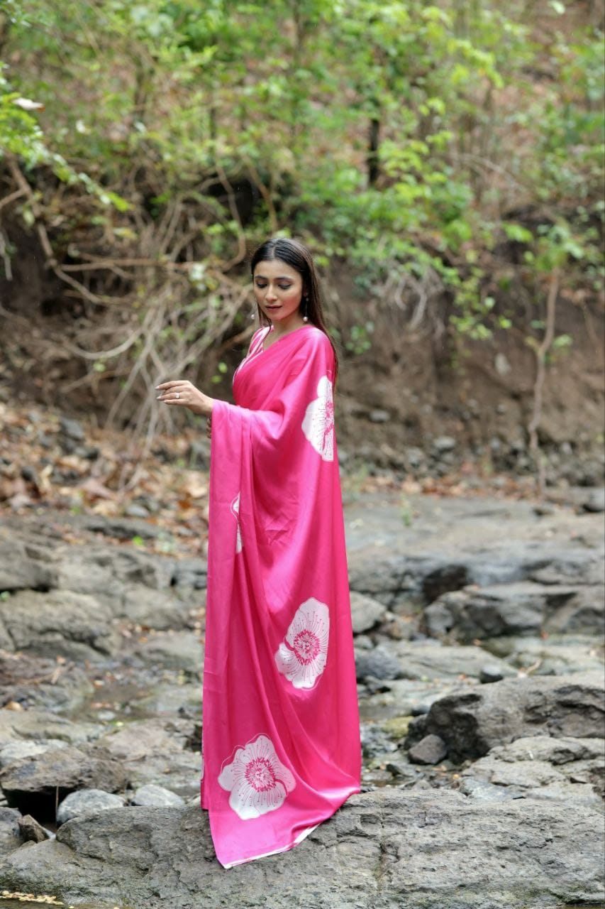Digital Print Original Japan Satin (Devasena satin)